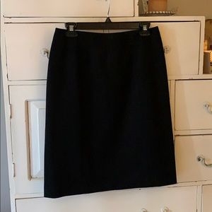 Black pencil skirt
